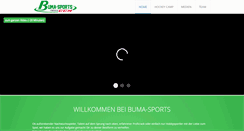 Desktop Screenshot of buma-sports.com